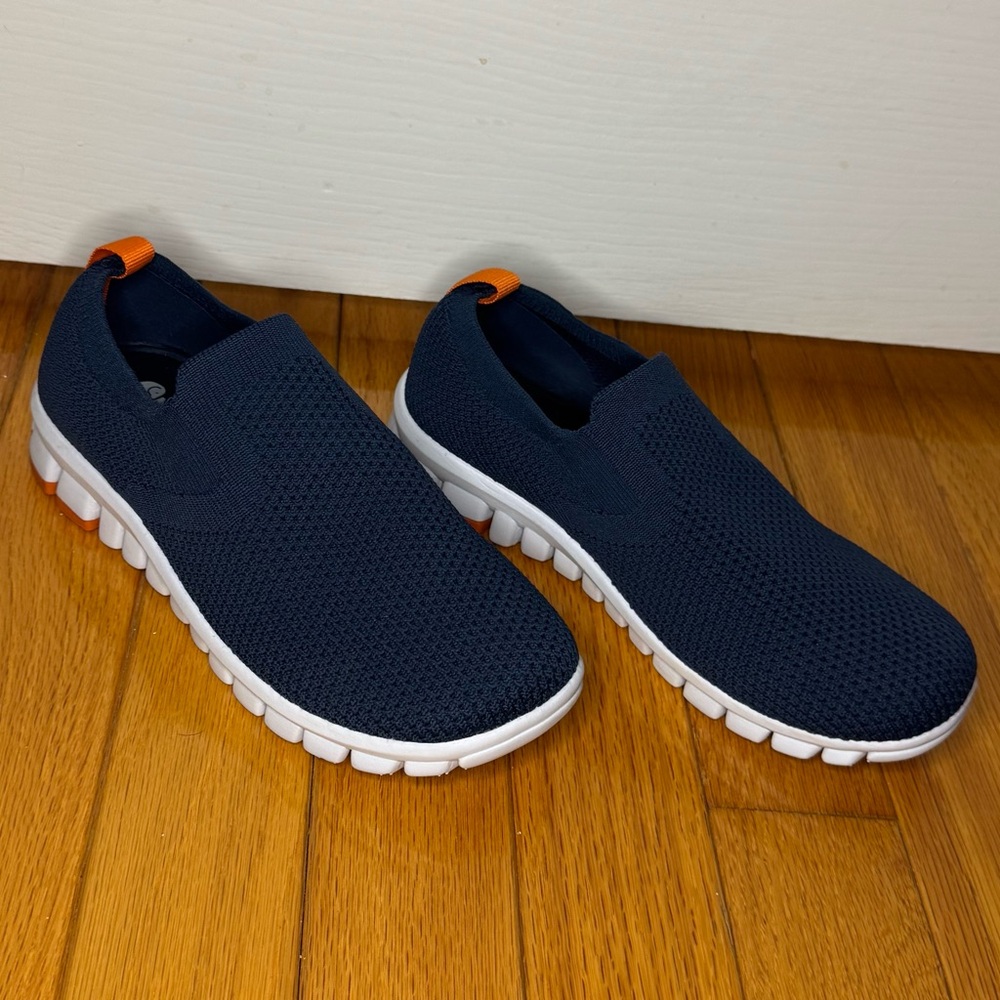 Deer Stags NoSox Navy Slip-On Sneakers